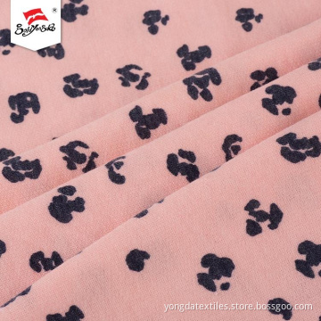Printing Knit Rayon Fabric Dress With Good Feeling